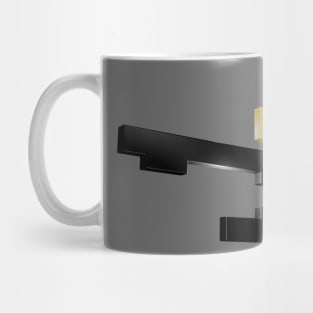 8-bit Bruce Lee in 3D Mug